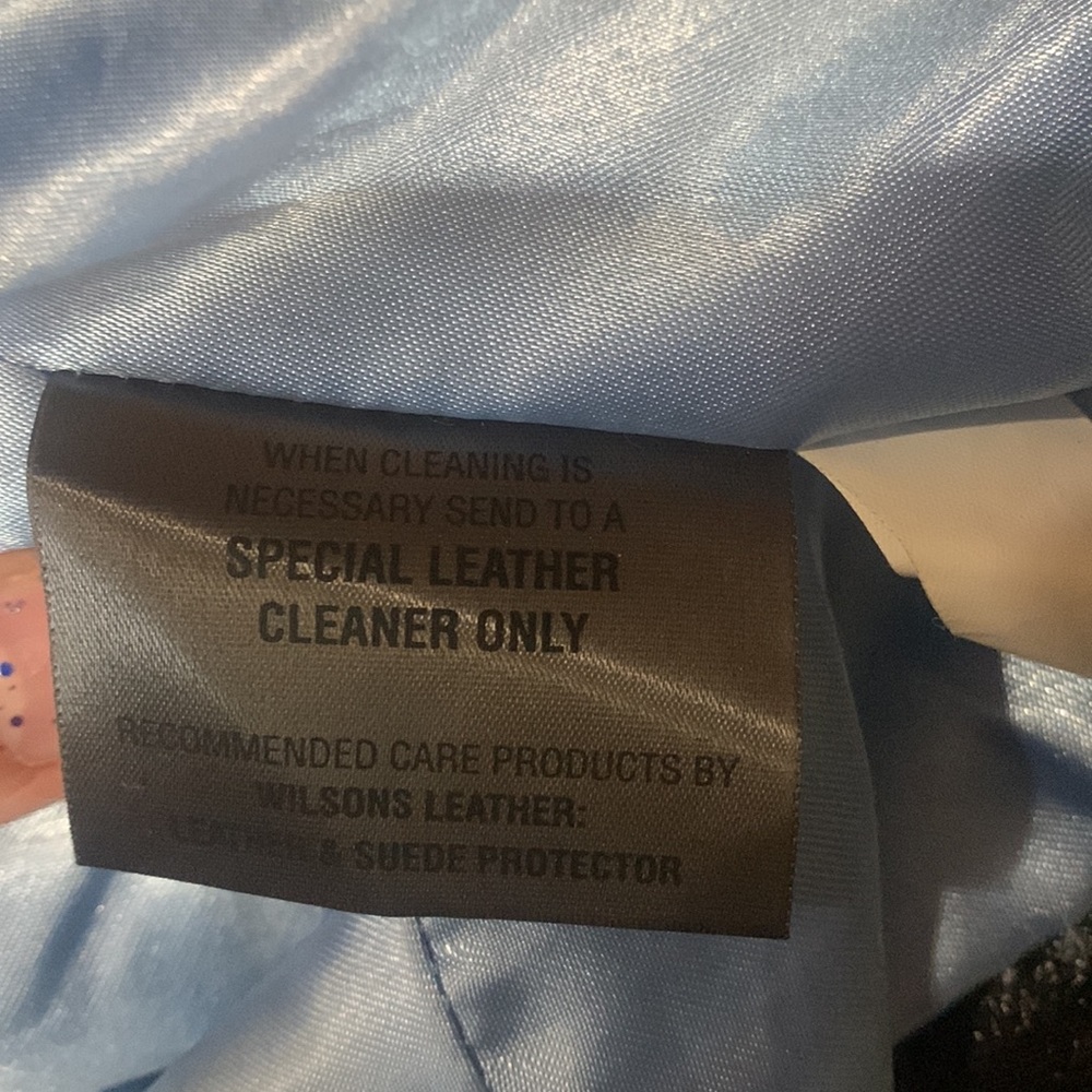 Wilson’s womens leather motorcycle jacket - Picture 8 of 12